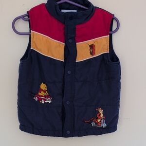 Vintage Winnie Pooh And Tigger Disney Vest  Size 12-18m
